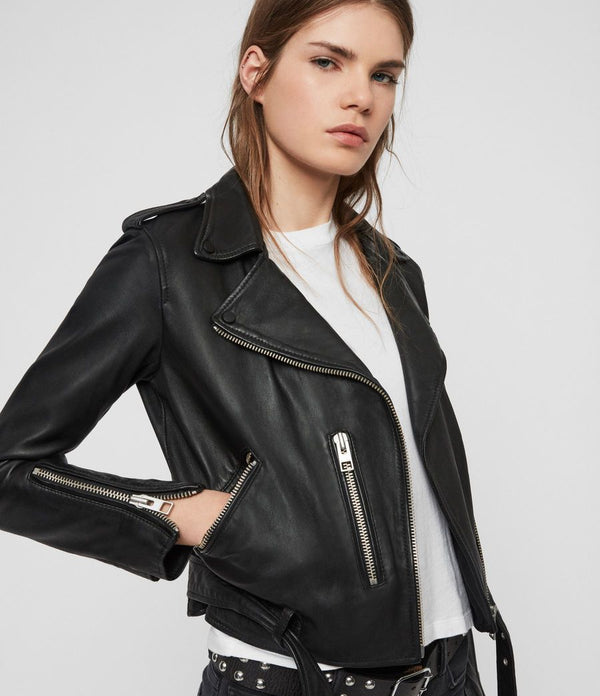 Women's BALFERN LEATHER BIKER JACKET