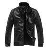 MoneRffi 2019 NEW Fashion Autumn Male Leather Jacket Plus